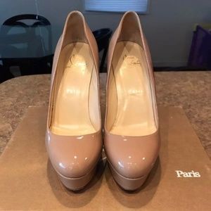 Christian Louboutin Bianca 120 Nude Pump